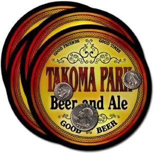  Takoma Park , MD Beer & Ale Coasters   4pk Everything 