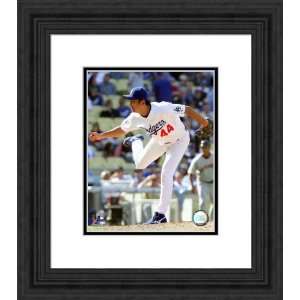  Framed Takashi Saito Los Angeles Dodgers Photograph 