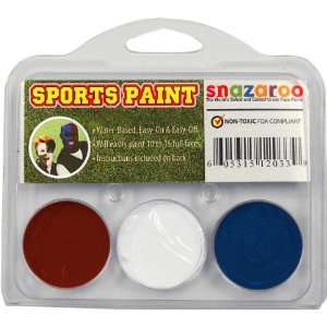    Sports Makeup Kit White, Bright Red, Royal Blue: Toys & Games