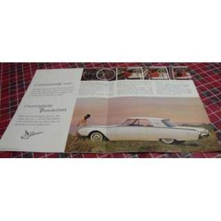 1961 Ford THUNDERBIRD Car Sales Brochure *VGC*  