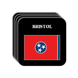  US State Flag   BRISTOL, Tennessee (TN) Set of 4 Mini 