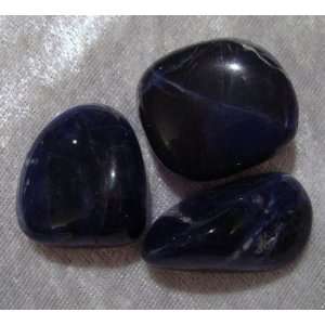  3 Blue Sodalite Tumbled Stones Gemstones Crystals Healing 