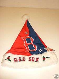 BOSTON RED SOX 18 CHRISTMAS SANTA HAT  