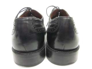 BOSTONIAN Mens Black Leather Lace Up Oxfords Shoes 8.5  