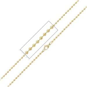  24 Inches   Inox Jewelry 316L Stainless Steel Gold Plated 