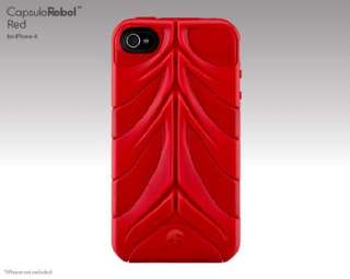 SwitchEasy CapsuleRebel Hybrid Case for iPhone 4 (AT&T)   Red