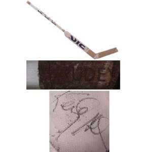  Autographed Kelly Hrudy Signed Game Used Stick   Sports 