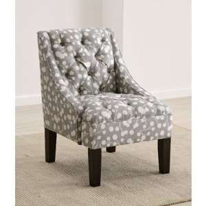  Tufted Swoop Arm Chair Color Shadow