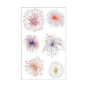   . Grossmans Stickers Fireworks; 3 Items/Order: Arts, Crafts & Sewing