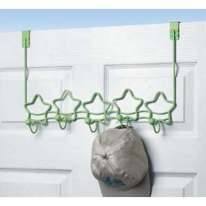  Green Stars Over the Door Hook Rack by Spectrum Office 