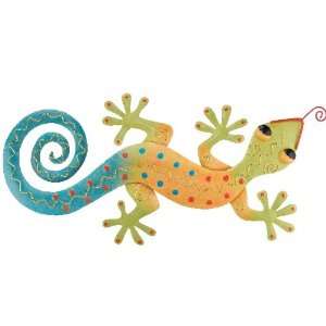  Wall Decor Gecko 31in Multi   Regal Art #5193