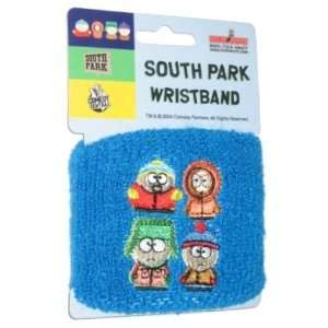  Sweatband Wristband   South Park   Cartman Kenny Blue 
