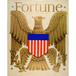  1940 February Fortune Cover Petruccelli Gold Eagle Seal 