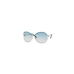 By Gucci Gucci 2846/S Collection Gold Dark Turquoise Finish Sunglasses