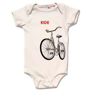  Organic Bike, infant body snap suit: Baby