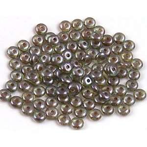 WHOLESALE Czech Glass 4mm Rondelle Beads   1 Mass   Luster Transparent 