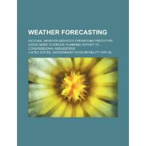  Weather forecasting: National Weather Services operations 