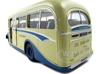  diecast model of 1949 bedford ob duple vista coach bus bridlington
