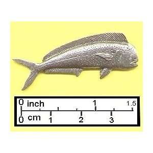  Pewter Dolphin Pin GG Harris 1989 Fine Pewter Everything 