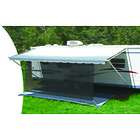 rv motorhome trailer privacy awning weave screen sunblocker black 6