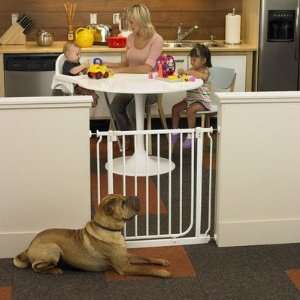  Easy Close Metal Gate with Extensions: Pet Supplies
