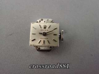   18K White Gold Rolex Precision Wrist Watch Good Condition  