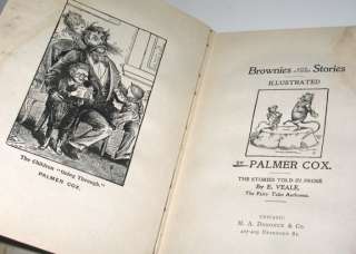 BROWNIES AND OTHER STORIES BY PALMER COX BOOK c1910  