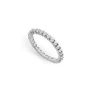    Diamond Eternity Ring  14K White Gold   1.00 CT Diamonds Jewelry