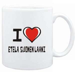  Mug White I love Etela Suomen Laani  Cities