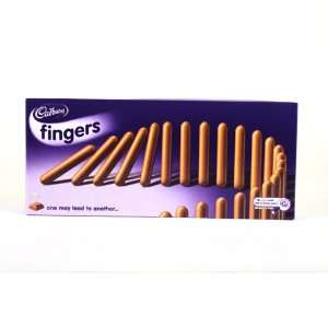 Cadburys Milk Chocolate Fingers 125g  Grocery & Gourmet 