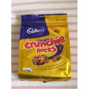 Pack of Cadbury Crunchie Clusters Sponge Toffee and Crispy Flakes 