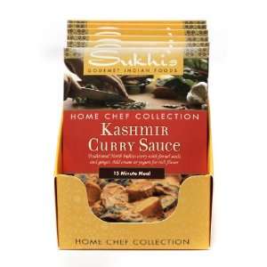Sukhis, Curry Paste Kashmir, 3 Ounce (6 Pack):  Grocery 