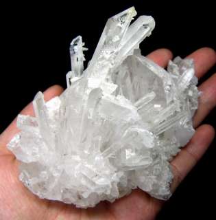 Clear Quartz Crystal Cluster Specimen CZ090  
