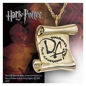  Harry Potter DUMBLEDORES ARMY Scroll Pendant Everything 