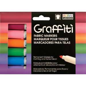  Graffiti Fabric Marker Floral: Home & Kitchen