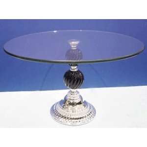  Venetian Cake Plate With Stand: Home & Kitchen