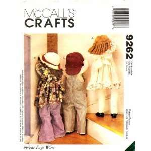   9262 Crafts Sewing Pattern Time Out Dolls Arts, Crafts & Sewing