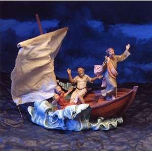    5 Inch Scale Christ Calming the Sea of Galilee: Home & Kitchen