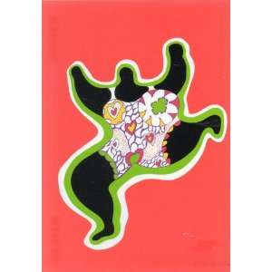 Post Card: NANA POWER (Niki De Saint Phalle, 1930 2002, serigraphie 