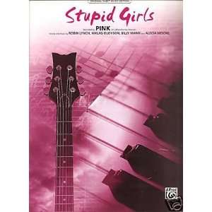  Sheet Music Stupid Girl Pink 