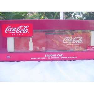   FREIGHT BOXCAR, RED WITH CLASSIC BOTTLE DESIGN AND LOGO Toys & Games