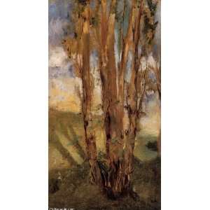   Oil Reproduction   Edouard Manet   32 x 60 inches   Study of Trees