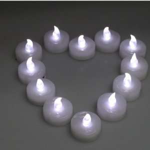    100 Flameless LED Tea Light Candles (White): Home Improvement