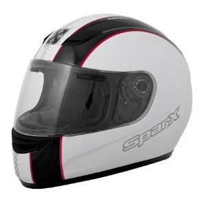  Sparx S 07 Full Face Helmet Medium  Off White: Automotive