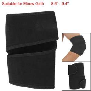  Black Adjustable Velcro Elbow Support Neoprene Joint 