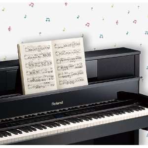  Colorful Musical Notes Wallpaper Roll: Home & Kitchen