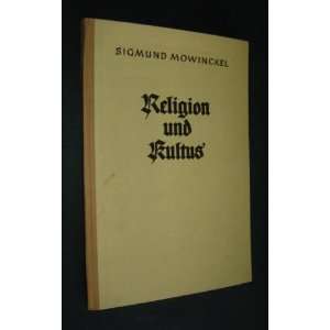  Religion Und Kultus Sigmund Olaf Plytt Mowinckel Books