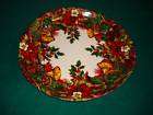 christmas decoration bell mistletoe serving large plate buy it now or 