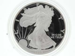 1995 P US American Eagle Walking Liberty $1 Proof Silver Bullion Coin 