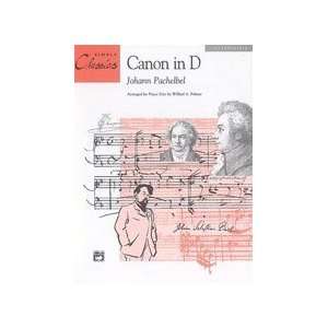  Alfred Pachelbel Canon in D Simply Classics Solos Musical 